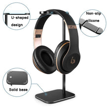 Load image into Gallery viewer, Z9 Headset Aluminum Alloy Bracket Internet Cafe Headset Display Stand, black, Silver, Rose Gold