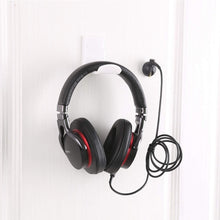 Load image into Gallery viewer, 2 PCS Headphone Bracket Sticky Headset Hanger, Black, White