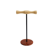 Load image into Gallery viewer, Creative Metal Rod Wooden Head-mounted Headphone Stand Display Holder, Single-sided White Metal Rod, Single-sided Black Metal Rod, Double-sided White Metal Rod, Double-sided Black Metal Rod