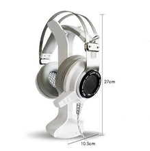 Load image into Gallery viewer, 2 PCS Universal Headphone Holder Display Shelf  Internet Cafe Computer Headphone Hanger, White, Black