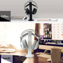 Load image into Gallery viewer, 2 PCS Universal Headphone Holder Display Shelf  Internet Cafe Computer Headphone Hanger, White, Black