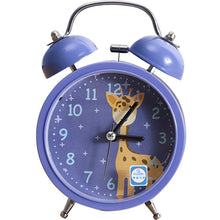 Load image into Gallery viewer, Cartoon Alarm Clock Ringing At The Bedside Of Students Metal Alarm Clock With Night Light, Color Random Deilvery, Cartoon Alarm Clock