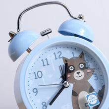 Load image into Gallery viewer, Cartoon Alarm Clock Ringing At The Bedside Of Students Metal Alarm Clock With Night Light, Color Random Deilvery, Cartoon Alarm Clock