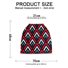 Load image into Gallery viewer, Multifunctional Enlarged Stroller Windshield Breastfeeding Towel Baby Seat Cover, Arrow, Pink Peony, Black and White Stripes, Leaf Flowers, Blue Dots, Purple Flowers, Gray Pattern, Bear, Black Triangle, Puppy, Red Geometry, Black and White Grid, Galaxy...