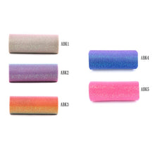 Load image into Gallery viewer, Glitter Rainbow Net Yarn Roll for Photo Background / Desktop Decoration / Skirt, Length: 9m, Width: 15cm, ABK1 Pink Yellow Blue Gradient Glitter, ABK2 Red Purple Blue Gradient Glitter, ABK3 Rainbow Gradient Glitter, ABK4 Blue Purple Gradient Glitter   ...