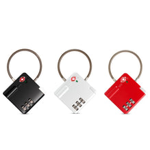 Load image into Gallery viewer, TSA Customs Combination Lock Anti-Theft Wire Padlock, Black, Silver, Red