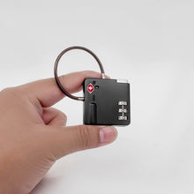 Load image into Gallery viewer, TSA Customs Combination Lock Anti-Theft Wire Padlock, Black, Silver, Red