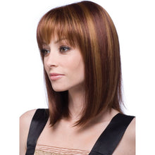 Load image into Gallery viewer, Women Medium Long Style Straight Hair Headgear, Brown, Light Gold