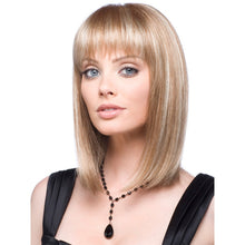 Load image into Gallery viewer, Women Medium Long Style Straight Hair Headgear, Brown, Light Gold