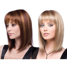 Load image into Gallery viewer, Women Medium Long Style Straight Hair Headgear, Brown, Light Gold