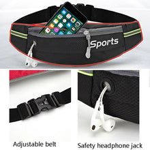 Load image into Gallery viewer, Sports Waist Bag Running Equipment Lightweight Large-Capacity Water-Repellent Breathable Outdoor Bag, 7 inch