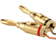 Load image into Gallery viewer, 20 PCS 4mm Gold-Plated Banana Head Audio Plug Socket Speaker Cable Connector