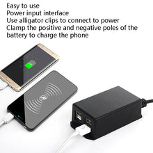 Load image into Gallery viewer, 12/24V 4 USB Interface Motorcycle Car Mobile Phone Charger, Phone Charger