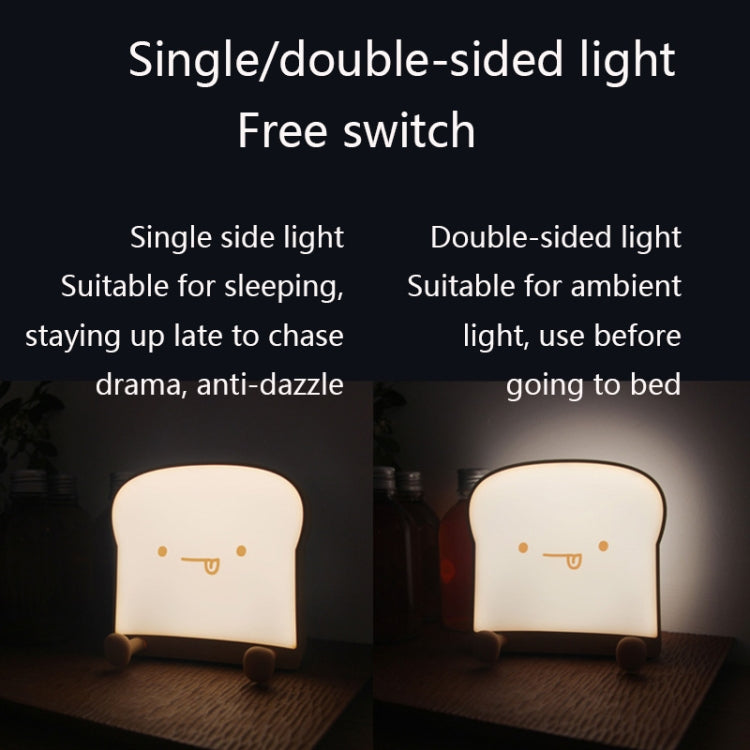 F-L-01 Toast Bread Night Light With Mobile Phone Holder Children Bedroom Timing Sleep Light, F-L-01 Toast Bread Gluttonous, F-L-01 Toast Bread Snooze, F-L-01 Toast Bread Playful