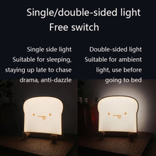 Load image into Gallery viewer, F-L-01 Toast Bread Night Light With Mobile Phone Holder Children Bedroom Timing Sleep Light, F-L-01 Toast Bread Gluttonous, F-L-01 Toast Bread Snooze, F-L-01 Toast Bread Playful