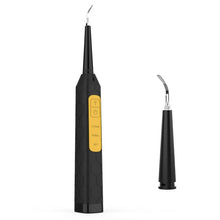 Load image into Gallery viewer, JYQ-023 Oral Tooth Cleaning and Care Tool Household Electric Dental Instrument for Removing Yellow Teeth and Tobacco Stains, Black, Black + Tooth Surface Cleaning Head