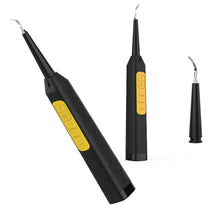 Load image into Gallery viewer, JYQ-023 Oral Tooth Cleaning and Care Tool Household Electric Dental Instrument for Removing Yellow Teeth and Tobacco Stains, Black, Black + Tooth Surface Cleaning Head