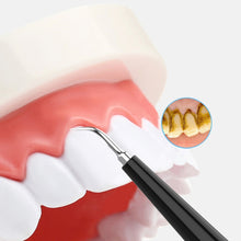 Load image into Gallery viewer, JYQ-023 Oral Tooth Cleaning and Care Tool Household Electric Dental Instrument for Removing Yellow Teeth and Tobacco Stains, Black, Black + Tooth Surface Cleaning Head