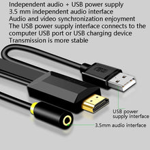 Load image into Gallery viewer, JH HV10 1080P HDMI to VGA Cable Projector TV Box Computer Notebook Industrial Display Adapter Cable, 1m, 2m, 3m, 5m, 10m