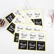 Load image into Gallery viewer, 100 Pcks Thank You Moon Cake And Egg Yolk Pastry Sealing Sticker Packaging Box Sticker Decoration, Sealing Sticker