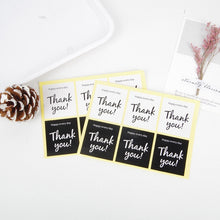 Load image into Gallery viewer, 100 Pcks Thank You Moon Cake And Egg Yolk Pastry Sealing Sticker Packaging Box Sticker Decoration, Sealing Sticker