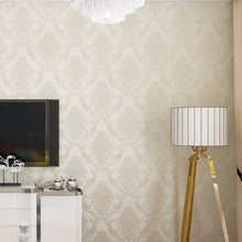 Load image into Gallery viewer, Bedroom Living Room Classic Damascus 3D Precision Pressed Non-Woven Fabric Self-Adhesive Wallpaper, 0.53 x 3 Meters