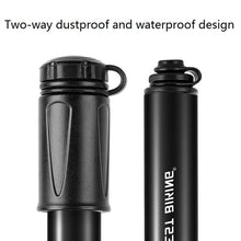 Load image into Gallery viewer, West Biking Bicycle High Pressure Pump Mini Portable Basketball Inflator With Hose, Basketball Inflator With Hose(Black)