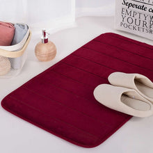 Load image into Gallery viewer, Non Slip Water Absorption Rug Bathroom Mat Shaggy Memory Foam Kitchen Door Floor Mat, 40X60CM, 50X80CM, 50X90CM