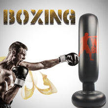 Load image into Gallery viewer, Fitness Vertical Inflatable Punching Bag Boxing Column Tumbler Punching Bag Catharsis Column, Height: 1.6m