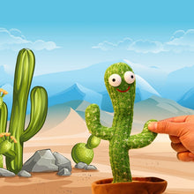 Load image into Gallery viewer, Electric Dancing Cactus Singing Holiday Gift Doll for Children, No Battery