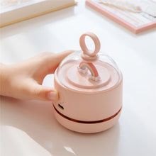 Load image into Gallery viewer, X1 Mini USB Handheld Wireless Desktop Vacuum Cleaner, White, Pink, Green