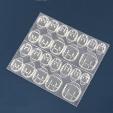 Load image into Gallery viewer, 100 Sheets Jelly Glue Nail Double-Sided Adhesive Film Yellow Glue Nail Sticker, 12 Stickers/sheet Regular 0.5mm Thick, 12 Stickers/sheet Ultra-thin 0.3mm Thick, 12 Stickers/sheet  Medium 0.4mm Thick, 24 Stickers/sheet Regular 0.5mm Thick               ...