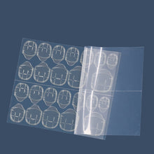 Load image into Gallery viewer, 100 Sheets Jelly Glue Nail Double-Sided Adhesive Film Yellow Glue Nail Sticker, 12 Stickers/sheet Regular 0.5mm Thick, 12 Stickers/sheet Ultra-thin 0.3mm Thick, 12 Stickers/sheet  Medium 0.4mm Thick, 24 Stickers/sheet Regular 0.5mm Thick               ...