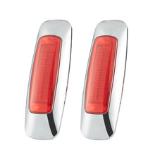 Load image into Gallery viewer, 2 PCS 12/24V 2000-4000K 8 LEDs Explosion Lightning Plating Edge Light Side Tail Light, Red, Yellow