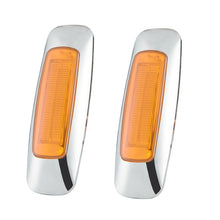 Load image into Gallery viewer, 2 PCS 12/24V 2000-4000K 8 LEDs Explosion Lightning Plating Edge Light Side Tail Light, Red, Yellow