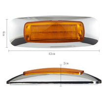 Load image into Gallery viewer, 2 PCS 12/24V 2000-4000K 8 LEDs Explosion Lightning Plating Edge Light Side Tail Light, Red, Yellow