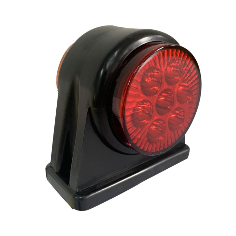 12/24V 2000-4000K 14 LEDs Truck Two-Color Side Light Trailer Side Tail Light, 14 LEDs