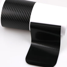 Load image into Gallery viewer, 5 Sets Car Threshold Carbon Fiber Sticker Car Door Scratch Strip Anti-Kick Film Protective Pad Threshold Strip, 4 PCS / Set 3D Black, 4 PCS / Set 4D Black
