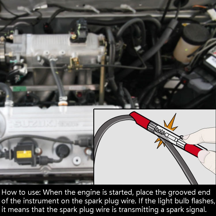 Automobile Detector Free Disassembly Lgnition System Test Pen Engine Test Spark Plug Coil High Voltage Tool, Test Pen
