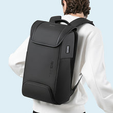 Load image into Gallery viewer, BANGE Men Anti-Theft Backpack Waterproof Large-Capacity Backpack Computer Bag, Black, Gray