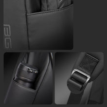 Load image into Gallery viewer, BANGE Men Anti-Theft Backpack Waterproof Large-Capacity Backpack Computer Bag, Black, Gray