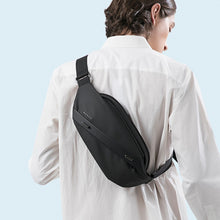 Load image into Gallery viewer, BANGE BG-7295 Men Waterproof Business Casual Chest Bag Messenger Bag