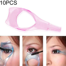 Load image into Gallery viewer, 10 PCS BearPaw Practical Makeup Mascara Eyelash Applicator Eyelash Comb Three-in-one Eyelash Card Beauty Cleaning Supplies 3D Crystal