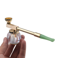 Load image into Gallery viewer, Hookah Water Pipe Dry Pipe Filter Water Pipe And Dry Tobacco Rod, Brass, Acrylic
