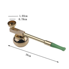 Load image into Gallery viewer, Hookah Water Pipe Dry Pipe Filter Water Pipe And Dry Tobacco Rod, Brass, Acrylic