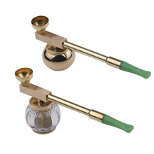 Load image into Gallery viewer, Hookah Water Pipe Dry Pipe Filter Water Pipe And Dry Tobacco Rod, Brass, Acrylic