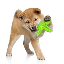 Load image into Gallery viewer, Starfish Voice Pet Dog Toy Molar Stick Leaking Food Dog Toothbrush, Lake Blue, Yellow, Green