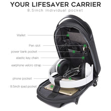 Load image into Gallery viewer, BANGE BG-7256 Men Chest Bag Waterproof EVA Hard Shell Messenger Bag