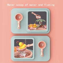 Load image into Gallery viewer, Play House Children Educational Electric Cycle Rotating Fishing Station Summer Water Game Toy Set, Green 6 Ducks, Pink 6 Ducks, Green 3 Fish 3 Ducks, Pink 3 Fish 3 Ducks