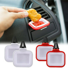 Load image into Gallery viewer, 3 PCS  Car Sauce Rack Ketchup Fries Seasoning Box,Random Color Delivery, Car Seasoning Box